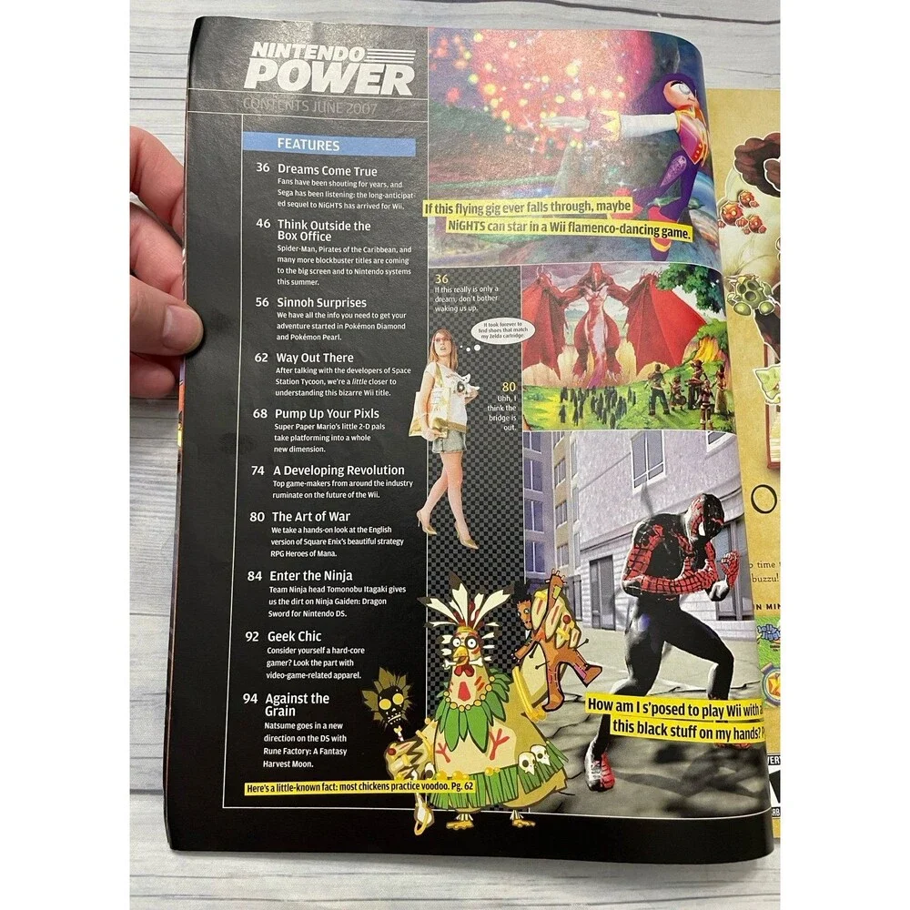 Nintendo Power Magazine Issue Volume 216, June 2007
